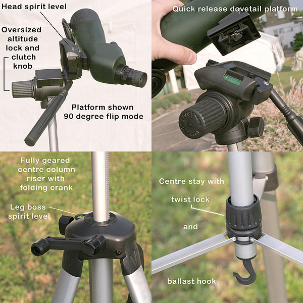 Barr & Stroud Sahara 15 to 45 x 60 spotting scope & tripod kit